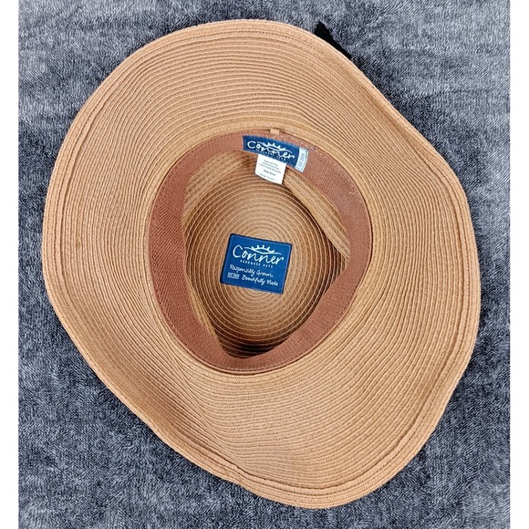 Conner Handmade Sun Hat Womens Latin Quarter Style Wide Brim Ribbon Sustainable - Picture 5 of 7